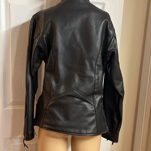 Leather Motorcycle Jacket - Picture 3 of 8